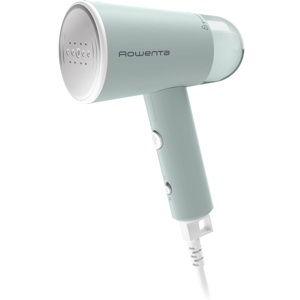 Vaporizador De Prendas Rowenta Portatil Plegable Calentamiento Rapido 25 Seg 1100W Verde