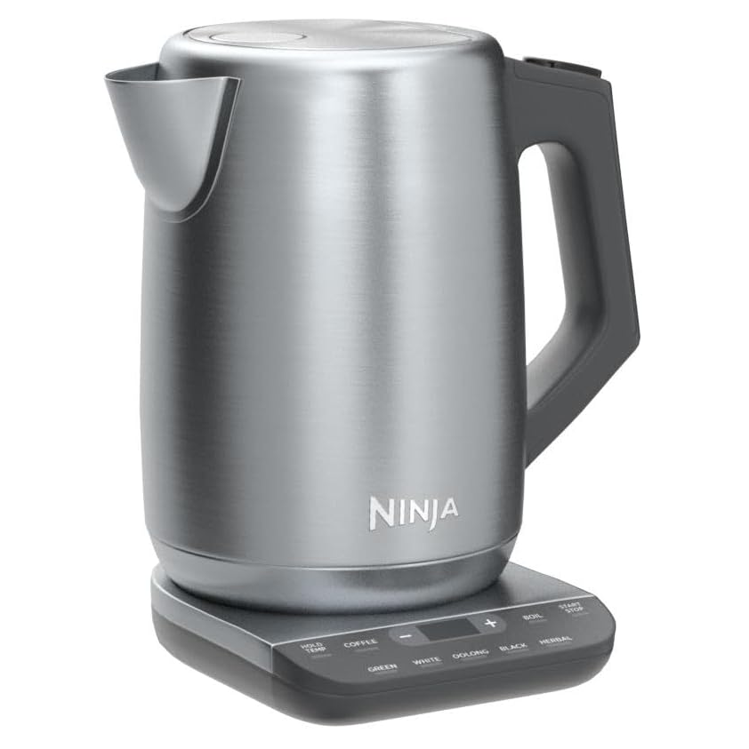 Hervidor Electrico Ninja 1.6 Lts Precision de Temperatura Plateado