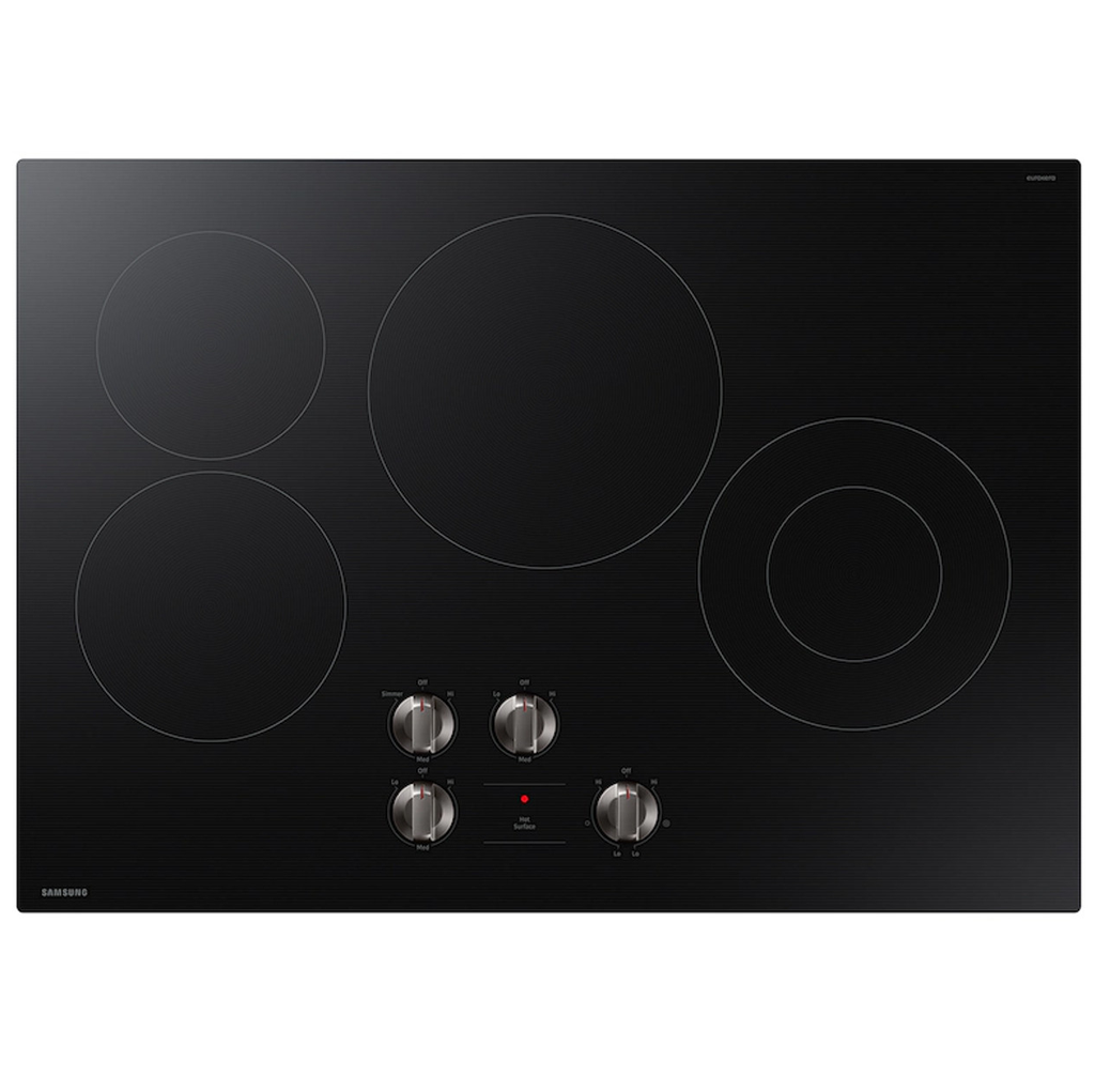 Tope Electrico 76 Cm Samsung Con Perillas Vitroceramica Negro