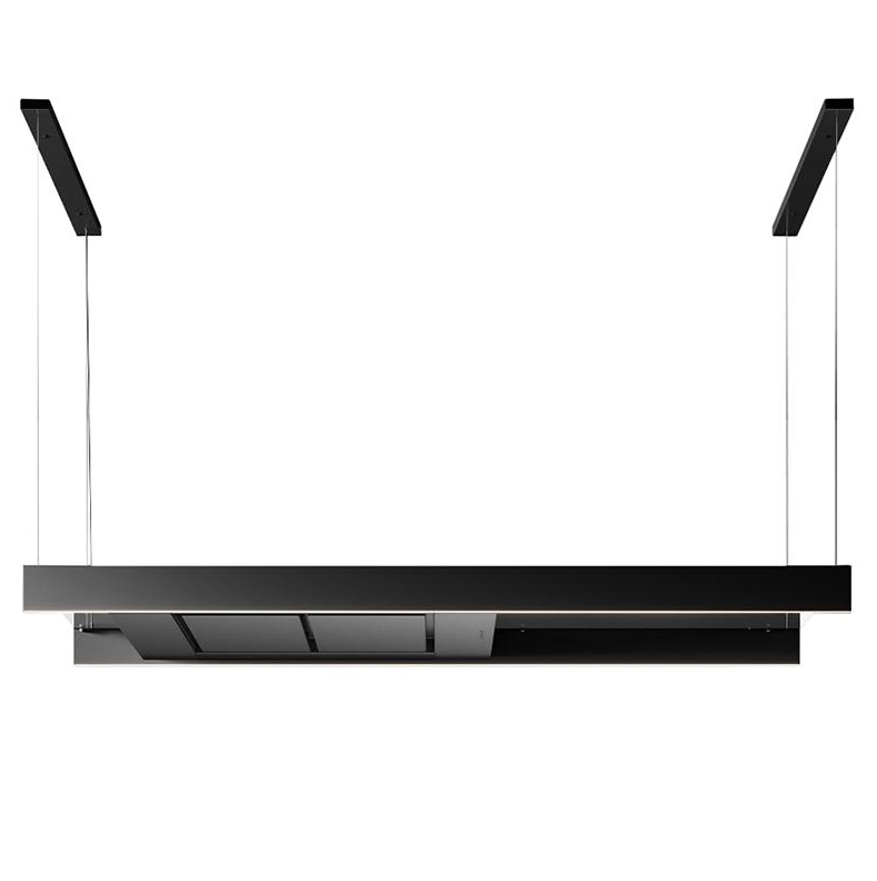 Campana De Isla 180 Cm Falmec Light Colgante Tecnologia Multi-Air Iluminacion LED 220V Negro