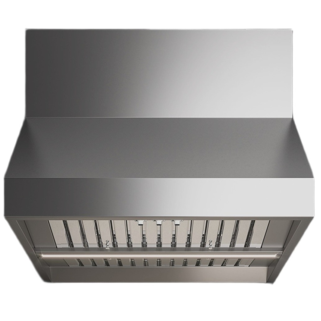 Campana De Pared 120 Cm Falmec Zeus Outdoor Chimenea Extractora Con Perillas Para Exteriores Acero