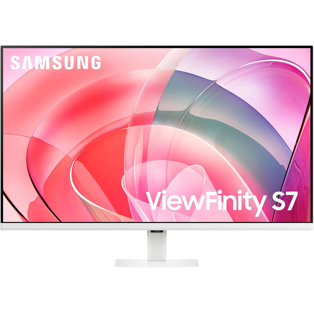 Monitor 32" Samsung ViewFinity S7 S70D UHD 4K HDR10 5 ms 60Hz Multiples Puertos Blanco