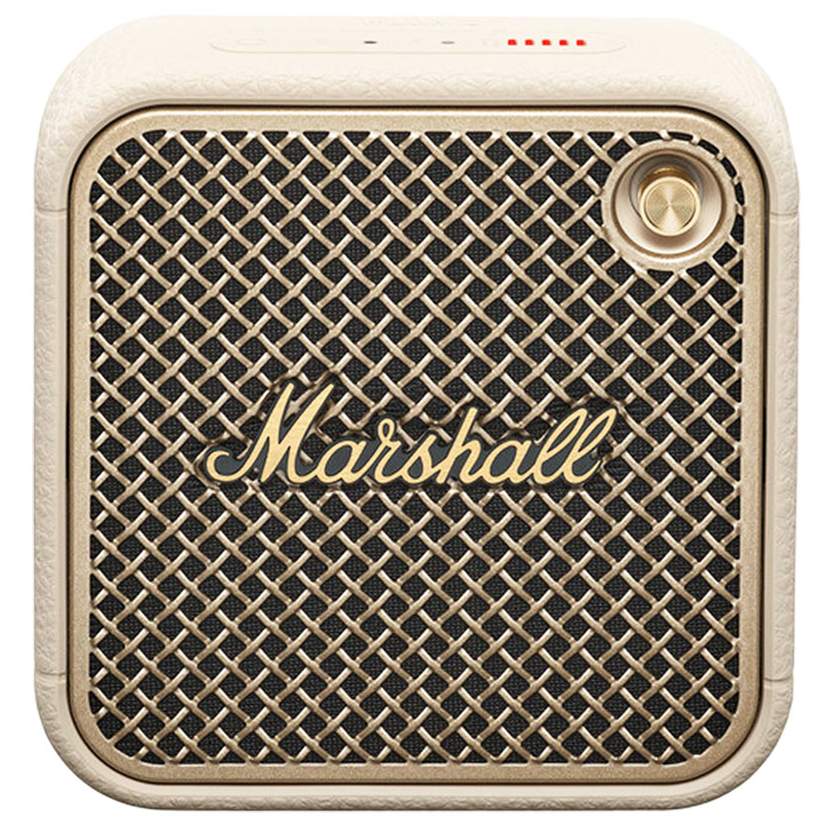 Corneta Marshall Willen Portatil Recargable Con Bluetooth LE Audio Resistente Al Agua Y Polvo Beige Claro