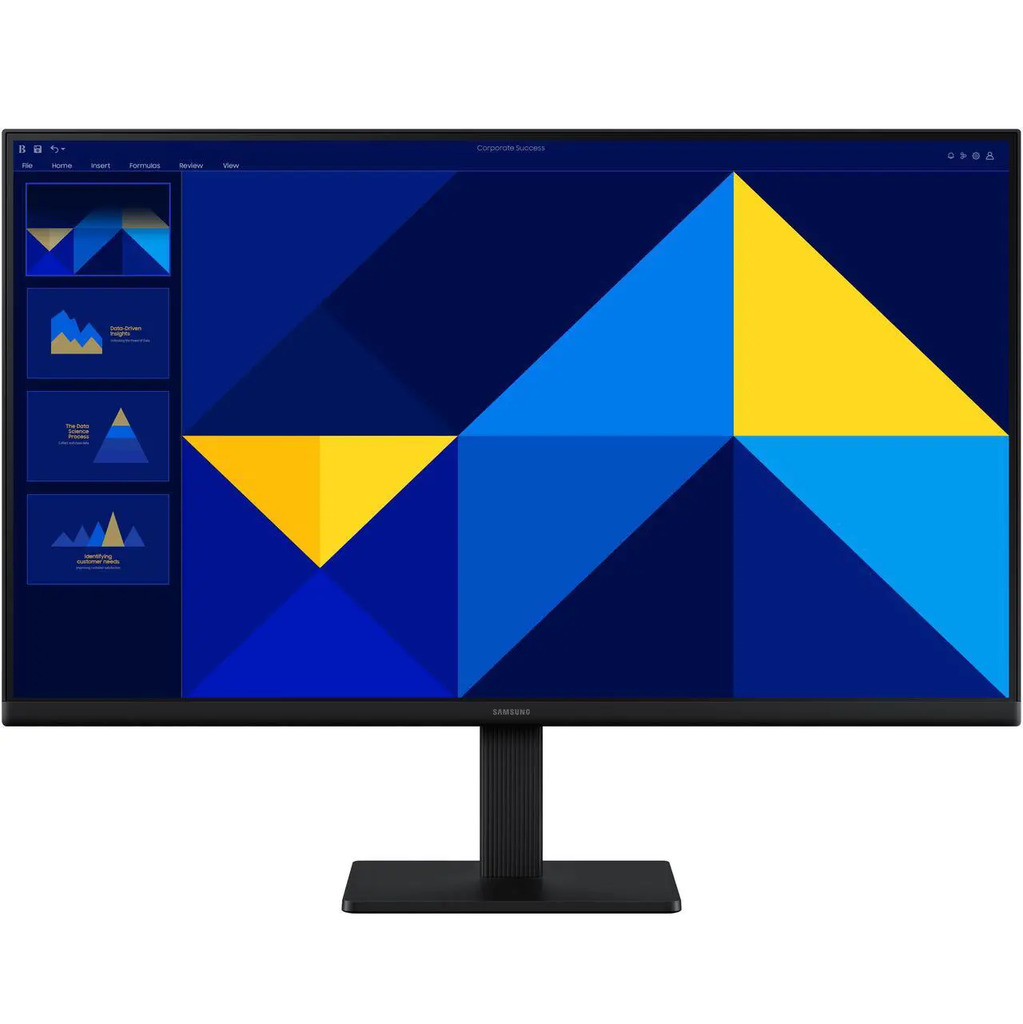Monitor 27" Samsung Essential S3 FHD IPS 100Hz Con Eye Saver Mode Y Multiples Puertos Blanco