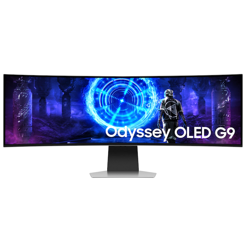 Monitor 49" Samsung Gaming G9 G95SD OLED QHD Dual Curvo Odyssey 0.03 ms 240Hz Con G-Sync Negro