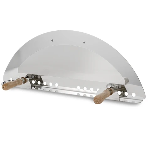 Puerta Para Horno De Pizza Clementi Pulcinella 100X80 De Vidrio