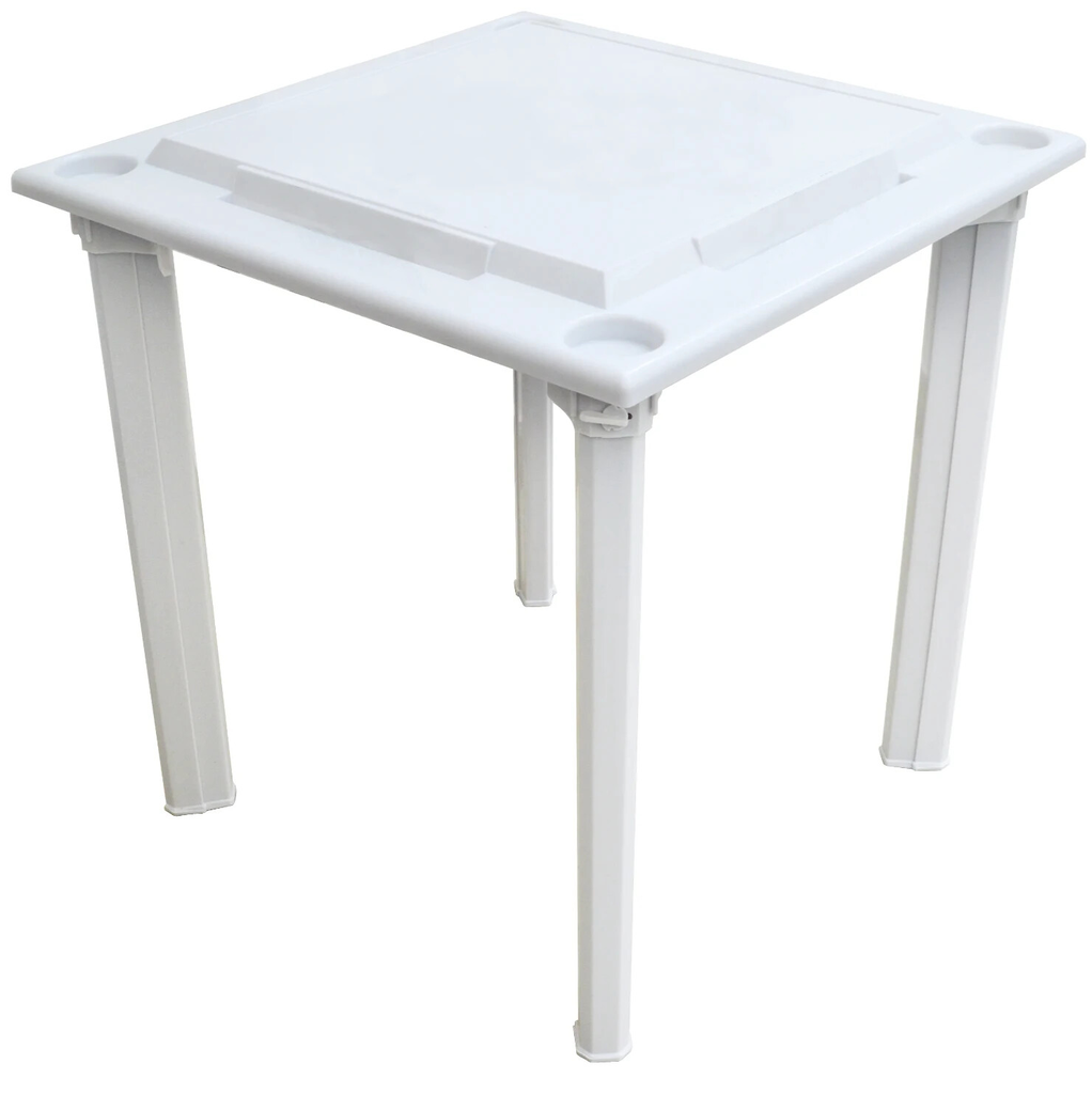 Mesa Flotante De Domino Benecasa Con Patas Desmontables Blanco