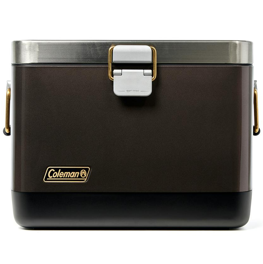 Cava Coleman 1900 18.9 Lts 20 Qt 17 Latas Con Asas Y Aislamiento TempLock FX Marron Y Negro