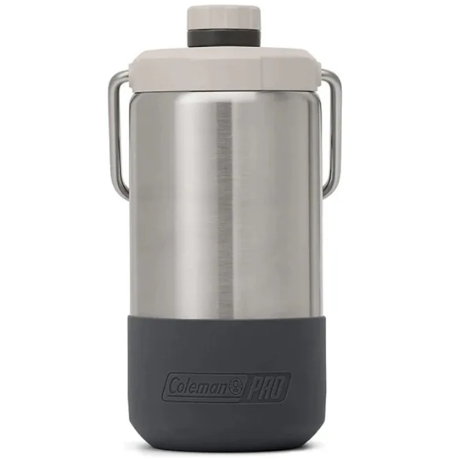 Termo Coleman Pro 1.8 Lts Con Asa Plateado Y Negro