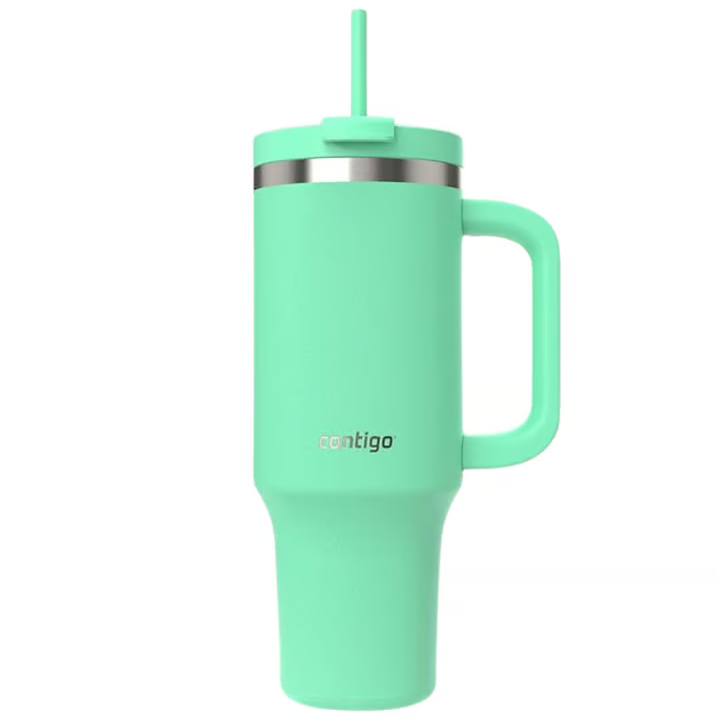 Termo Contigo Streeterville Con Asa Y Pitillo 1.18 Lts Verde