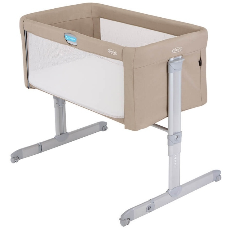 Moises Graco Junto A La Cama 4 Opciones De Inclinacion Beige