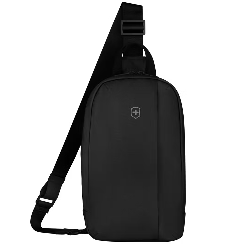 Bolso Bandolero Victorinox Travel Essentials Con Bolsillo Antirrayadura Forro Antimicrobiano Negro