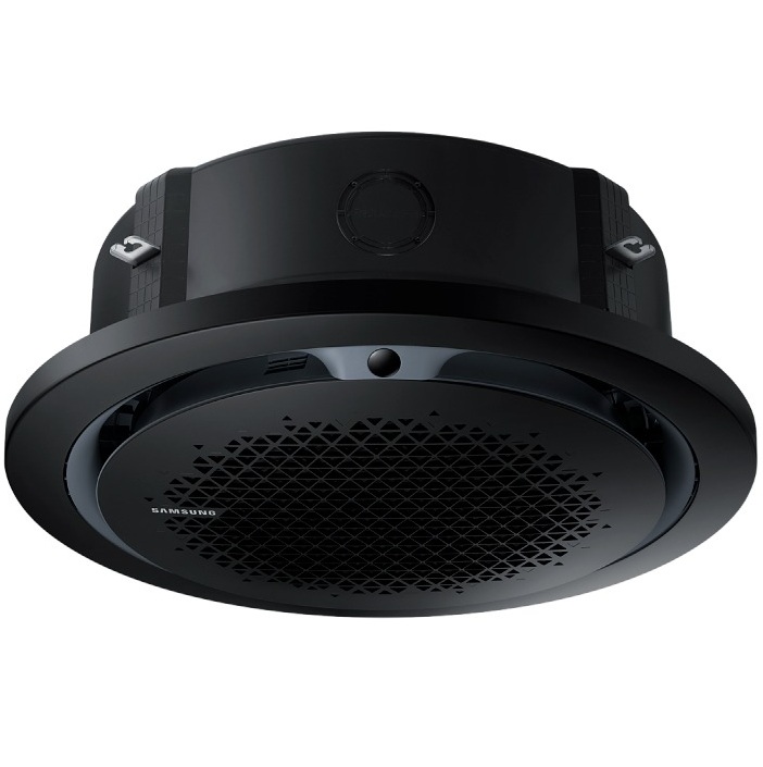 Evaporador Aire Industrial Cassette 36000 Btu Samsung Redondo Efecto 360 220V Negro