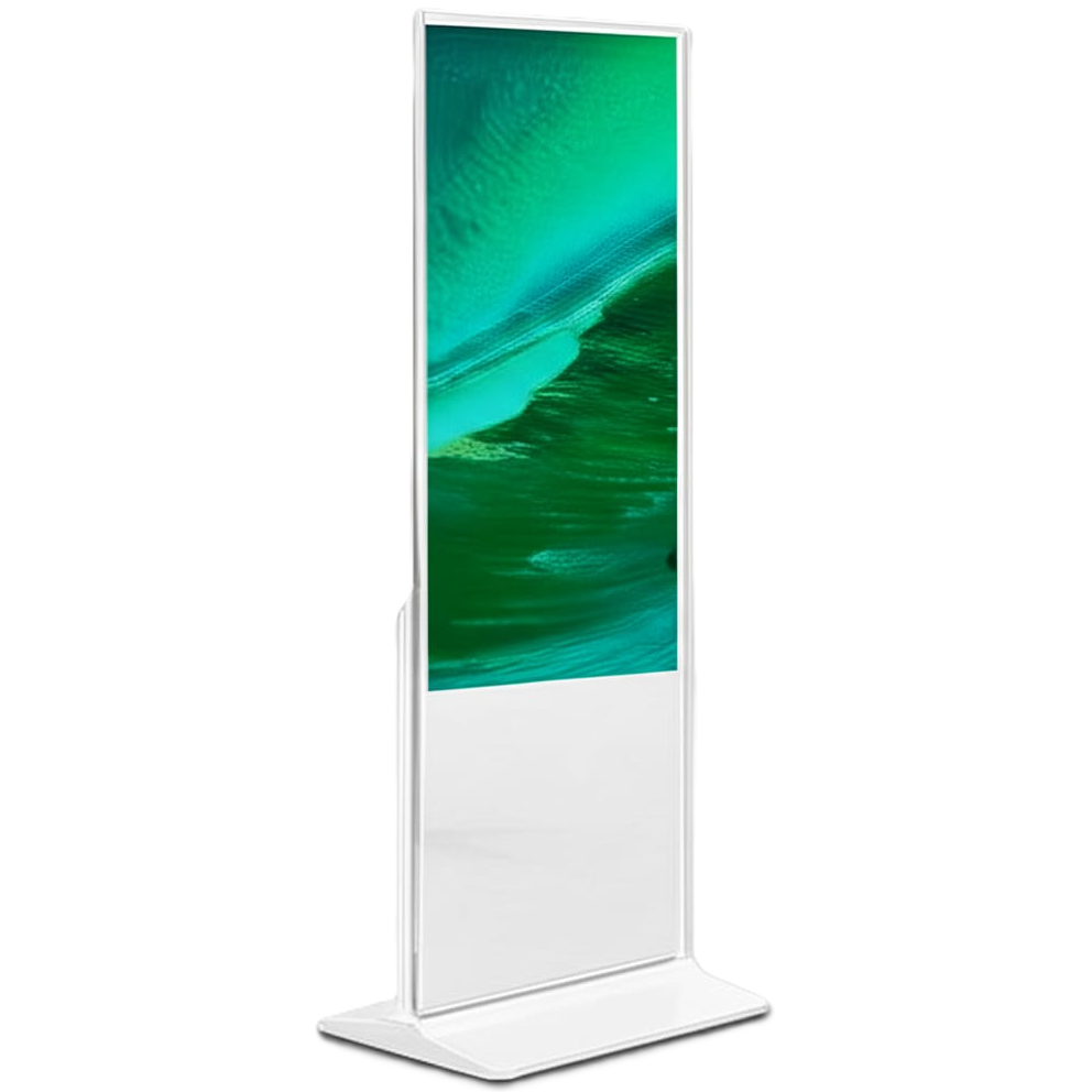 Pantalla Comercial Interactiva 65" Elitec 4K Sistema Android 11 Tactil Blanco