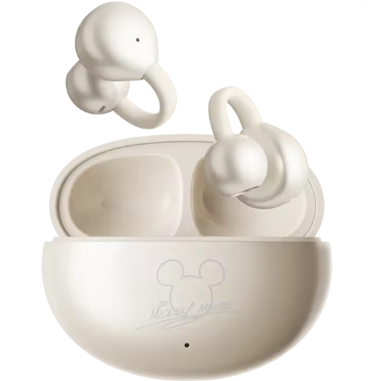 Audifonos Disney Mickey Mouse In Ear Clip Inalambricos Sonido Envolvente Con Bluetooth Beige