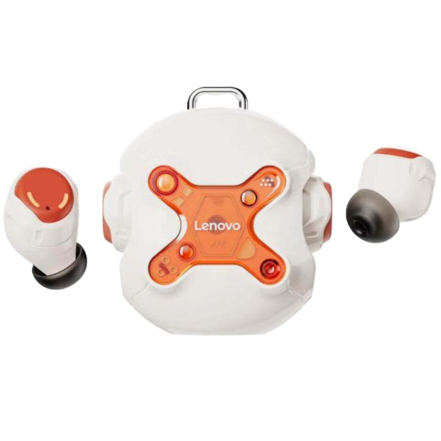 Audifonos Lenovo Thinkplus In Ear Inalambricos Modo Dual Baja Latencia Con Bluetooth Blanco