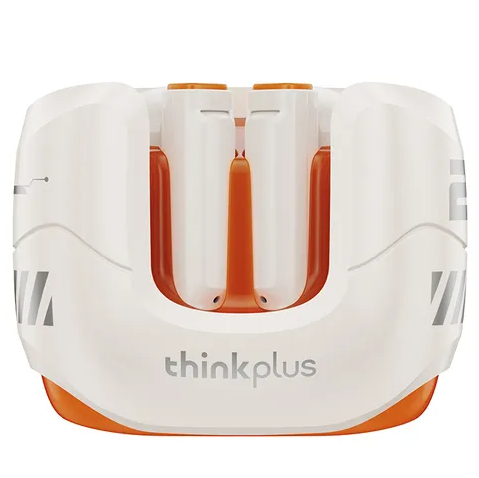 Audifonos Lenovo Thinkplus In Ear Inalambricos Modo Dual Baja Latencia Con Bluetooth Blanco Y Naranja