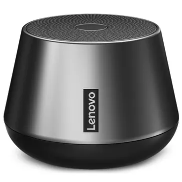 Corneta Lenovo Portatil Recargable Con Bluetooth Microfono Sonido Envolvente Negro