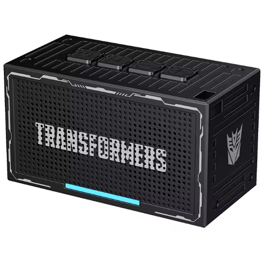 Corneta Transformers Portatil Recargable Con Bluetooth Iluminacion