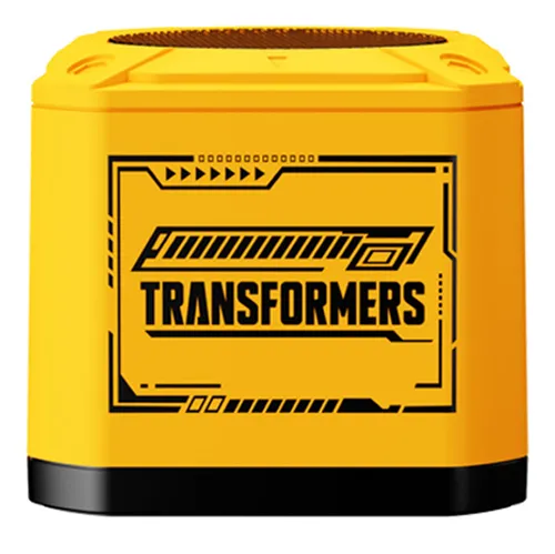 Corneta Transformers Portatil Recargable Con Bluetooth Amarillo