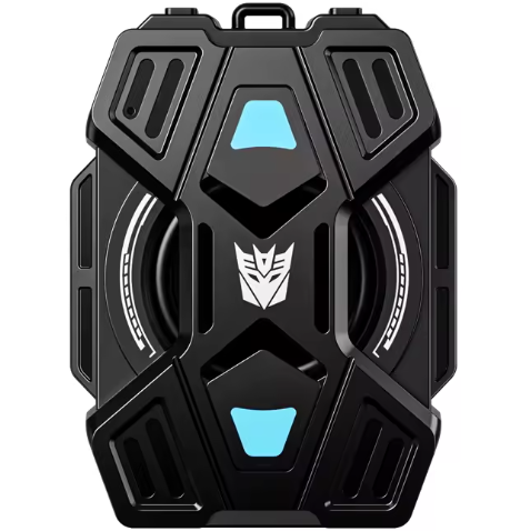 Corneta Transformers Magnetico Portatil Recargable Soporte Para Telefono Con Bluetooth Iluminacion Negro