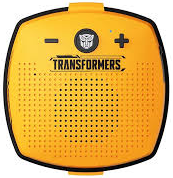 Corneta Transformers Portatil Recargable Resistente A Salpicaduras Con Bluetooth Asa Oculta Amarillo