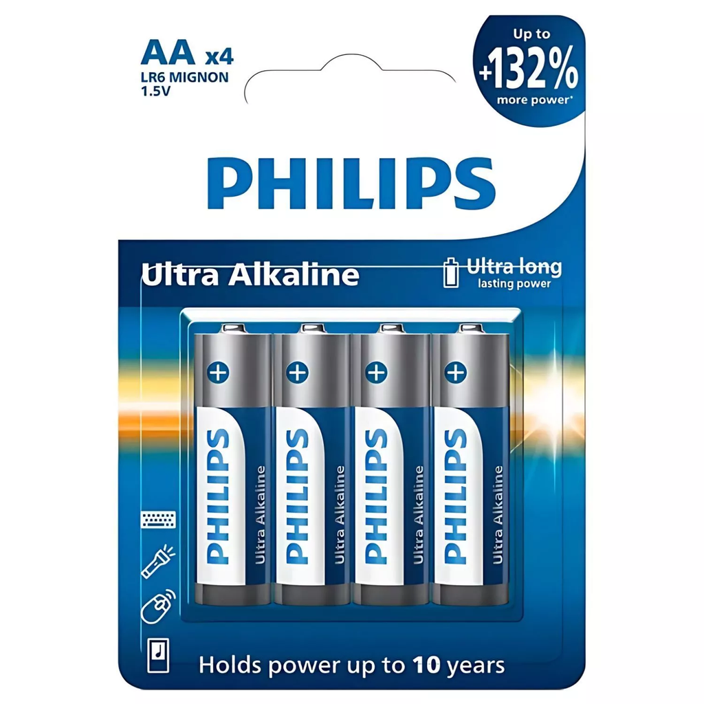 Baterias Alcalinas Philips Aax4
