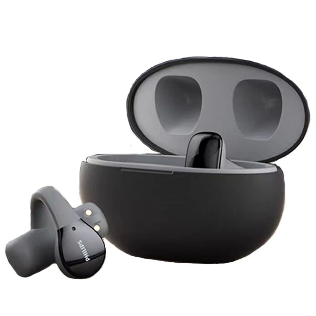 Audifonos Philips Open Ear Clip Deportivos Inalambricos Resistente A Salpicaduras Con Bluetooth Negro