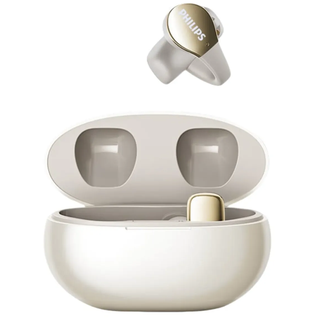 Audifonos Philips Open Ear Clip Deportivos Inalambricos Resistente A Salpicaduras Con Bluetooth Blanco