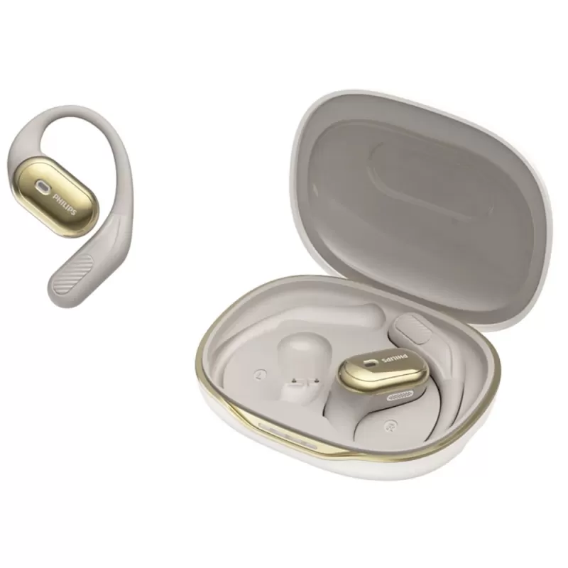 Audifonos Philips Open Ear Deportivos Inalambricos Resistente Al Agua Con Bluetooth Blanco