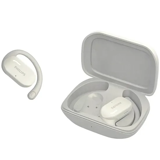 Audifonos Philips Open Ear Deportivos Inalambricos Resistente Al Agua Con Bluetooth Blanco