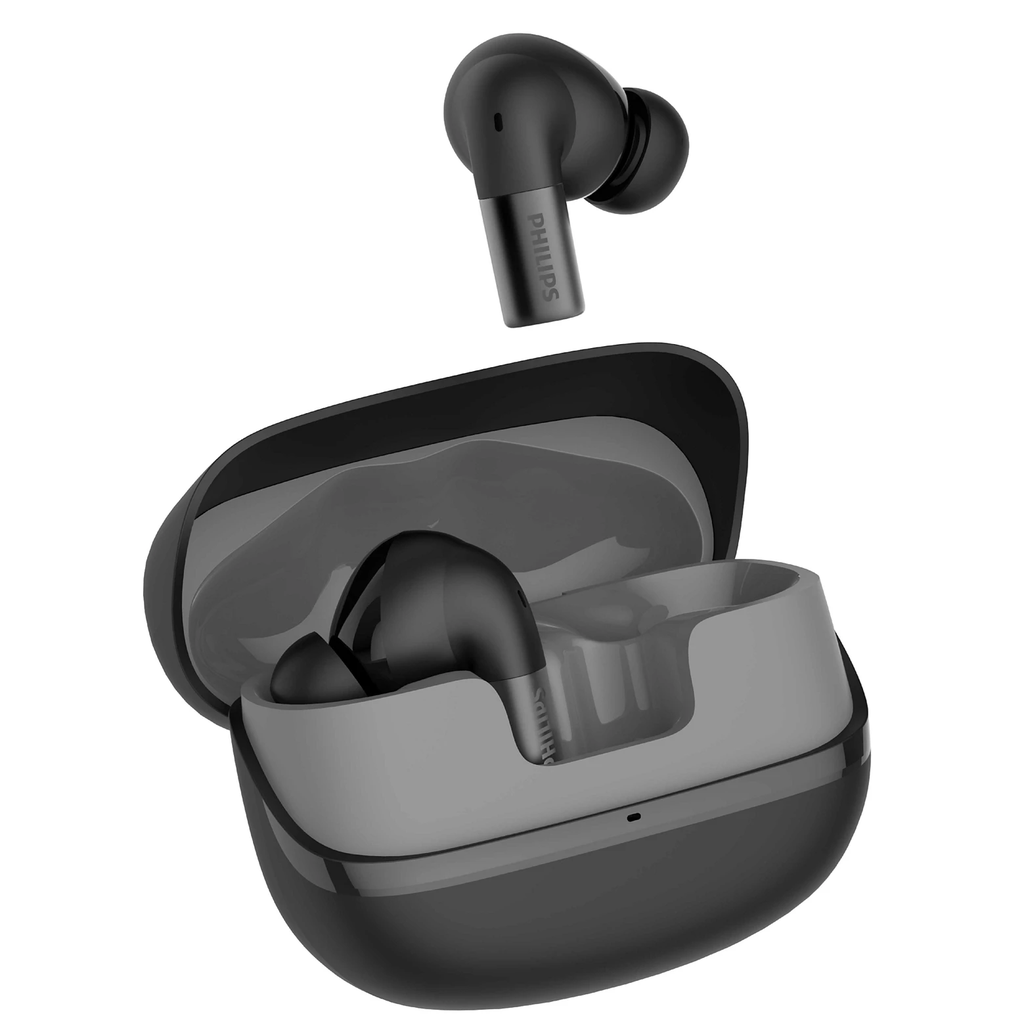 Audifonos Philips In Ear Inalambricos Resistente A Salpicaduras Con Cancelacion De RuidoY Bluetooth Negro