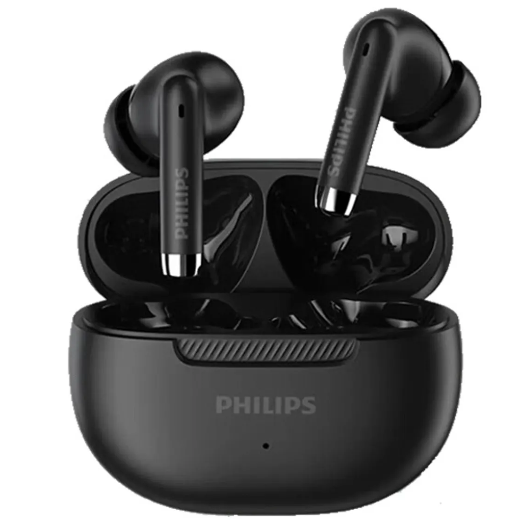 Audifonos Philips In Ear Deportivos Inalambricos Resistente A Salpicaduras Con Bluetooth Negro
