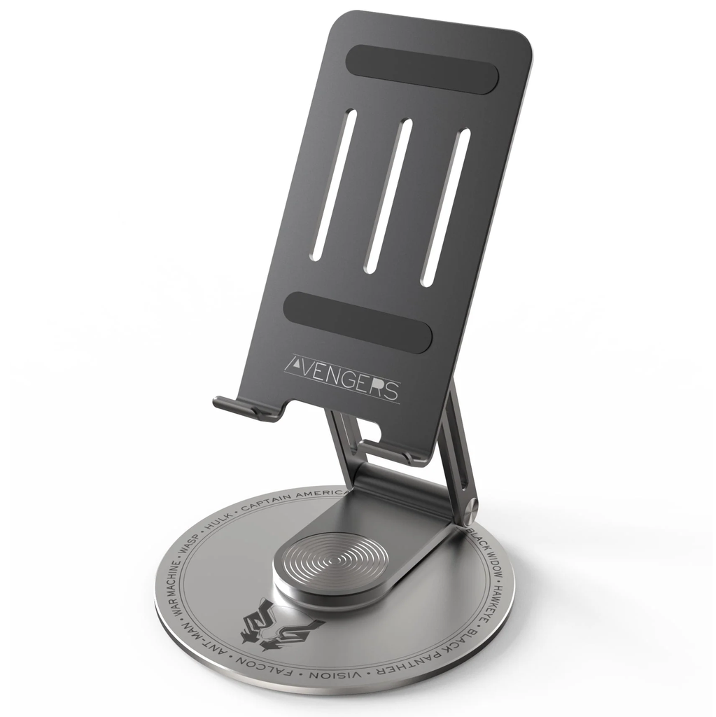Soporte Para Tablet Marvel Avengers Giratorio Multifuncional Negro