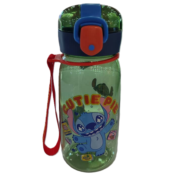 Botella Disney Stitch 600 Ml Verde
