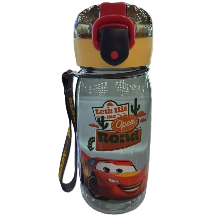 Botella Disney Cars Rayo Mcqueen 600 Ml Gris
