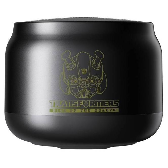 Corneta Transformers Portatil Recargable Resistente A Salpicaduras Con Bluetooth Y Cuerda Para Colgar Negro