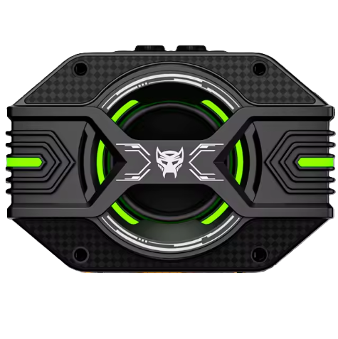 Corneta Transformers Portatil Recargable Con Bluetooth Y Cuerda Para Colgar Negro