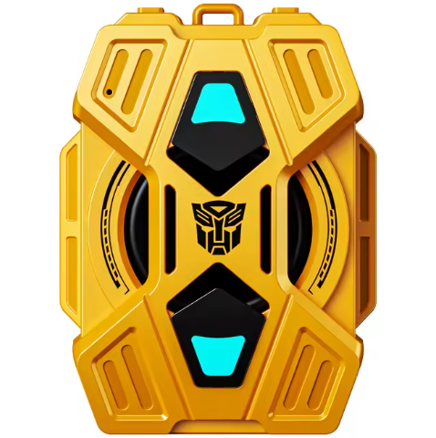 Corneta Transformers Magnetico Portatil Recargable Soporte Para Telefono Con Bluetooth Iluminacion Amarillo