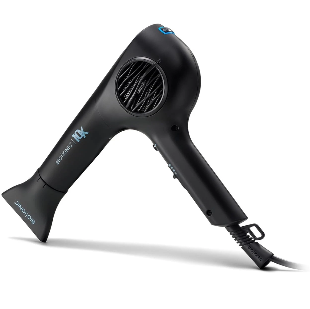 Secador De Cabello Bio Ionic 10X Ultraligero Motor EcoDrive 1800W Negro