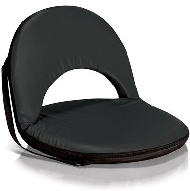 Asiento Portatil Oniva Reclinable Acolchado Con Correa De Hombro Ajustable Negro