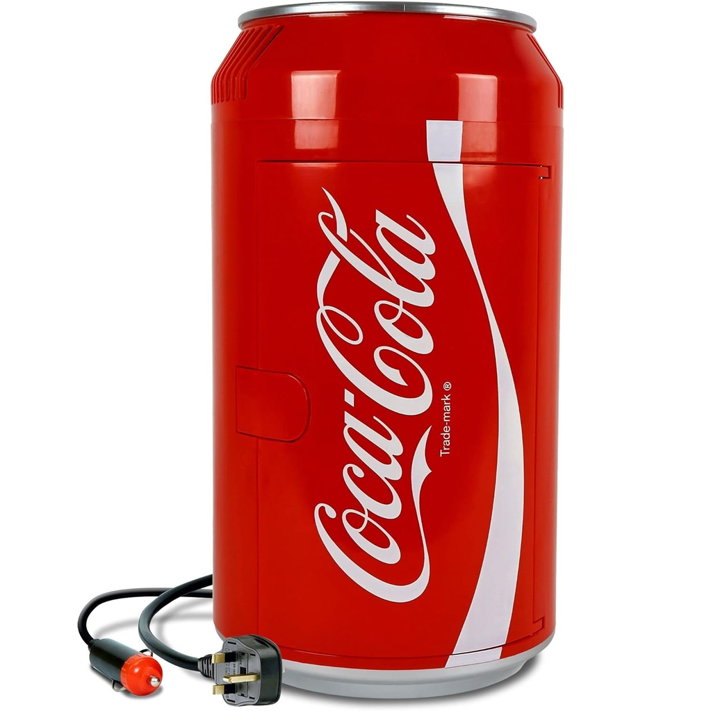 Cava Electrica CocaCola Forma De Lata 5.4 Lts 5.7 Qt 8 Latas 12V 110V Rojo