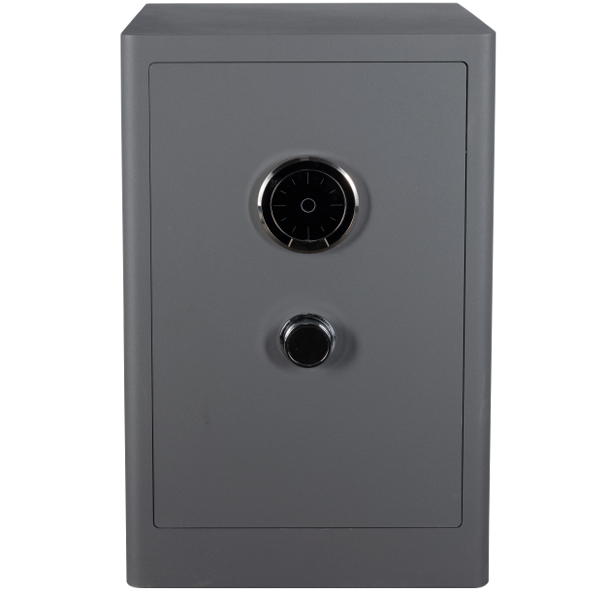 Caja Fuerte Swiss Home Digital 80x50x45 Cm Con Estante Y Cajon Gris