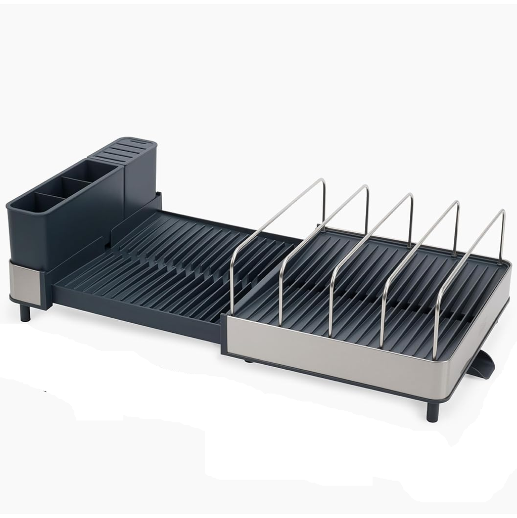 Escurridor De Platos Joseph Joseph Extend Max Expandible 18.8x67x35 Cm Gris Y Acero