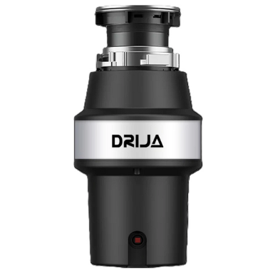 Triturador De Desperdicios Drija De Alimentacion Continua Para Fregaderos 1/2 Hp Negro Y Plateado