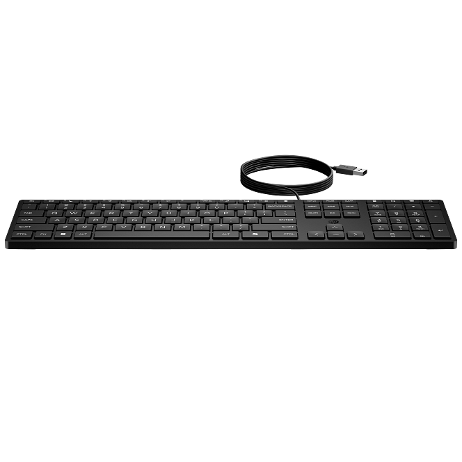 Teclado Hp 320K Conector Usb Negro