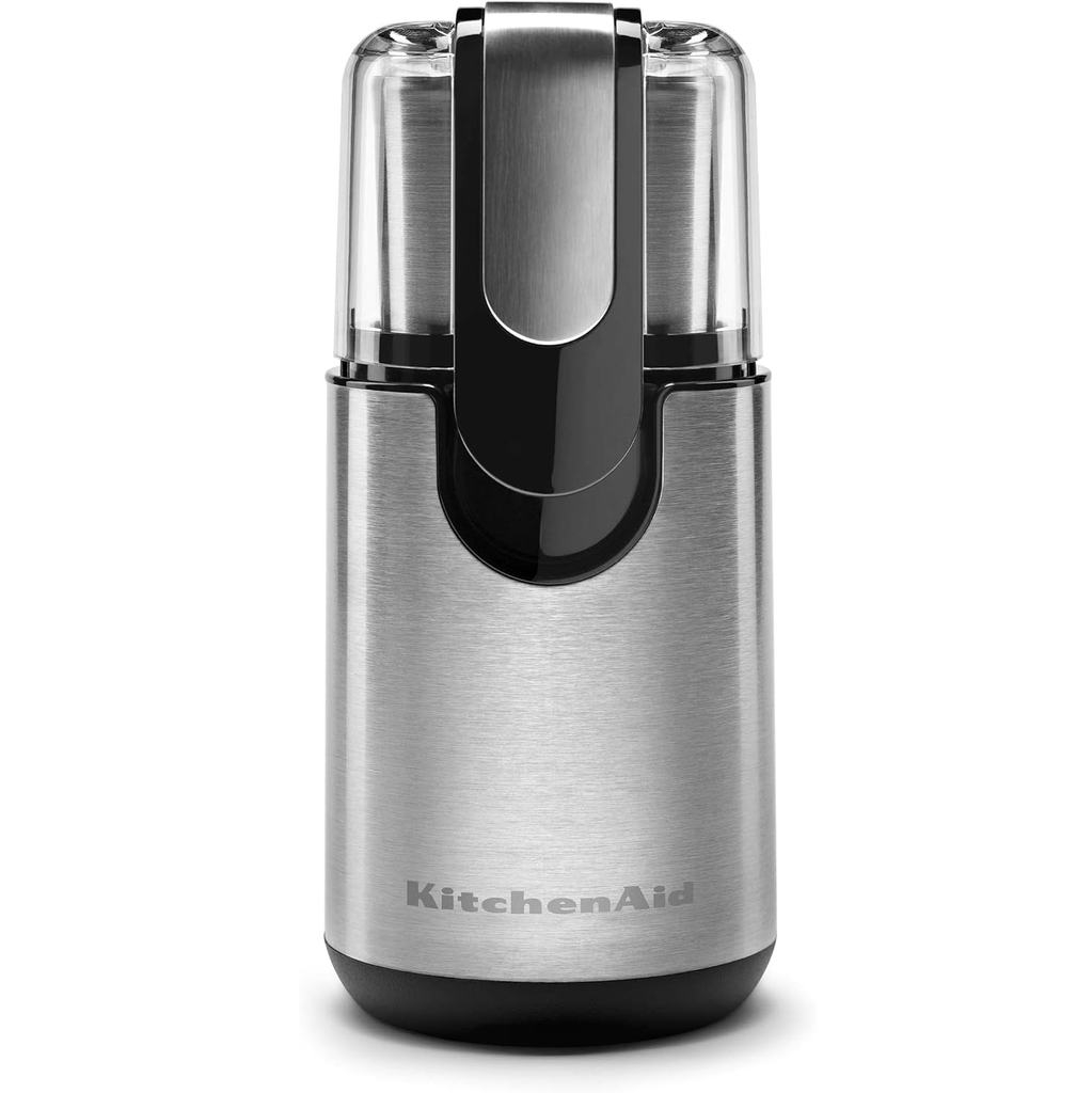 Molino Electrico De Cafe Kitchenaid 170W Acero Y Negro