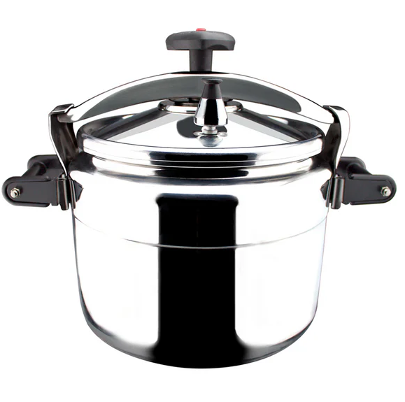 Olla De Presion Magefesa Chef 15 Lts Con 3 Sistemas De Seguridad Plateado