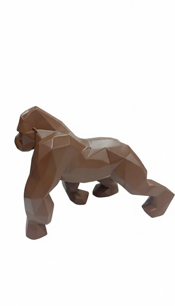 Figura Decorativa Gorila 31.5X16.5X24 Cm