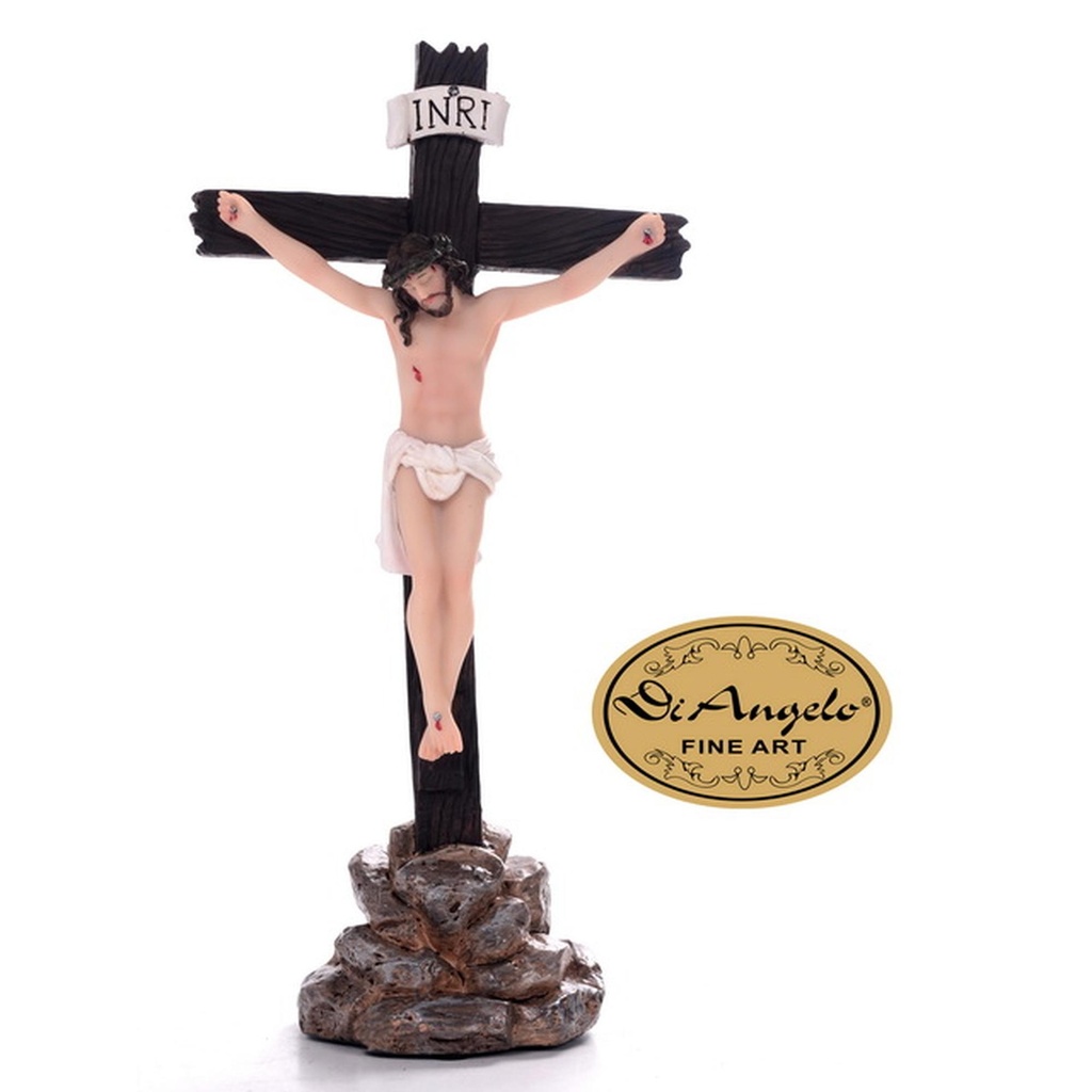 Figura Jesus Crucificado Di Angelo 20 Cm 